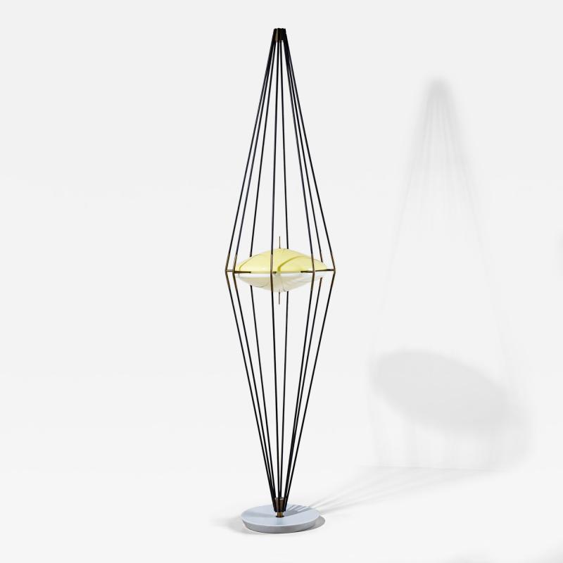Floor Lamp Model 12628 Siluro by Angelo Lelli for Arredoluce Italy