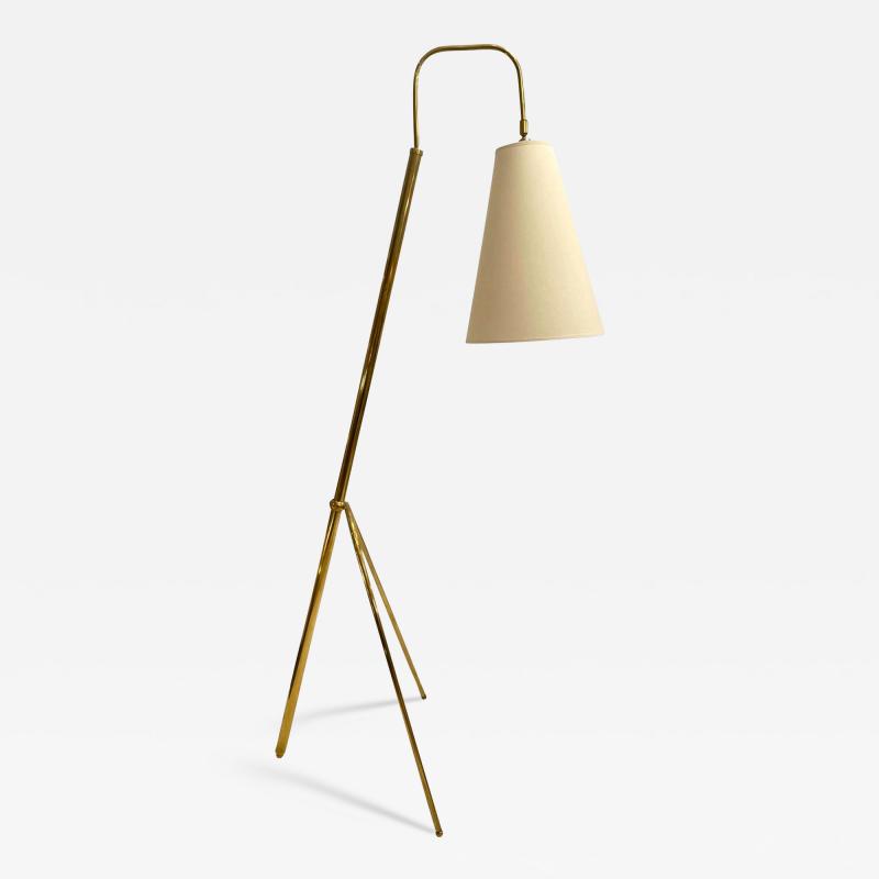 Floor lamp in polished brass France circa 1960