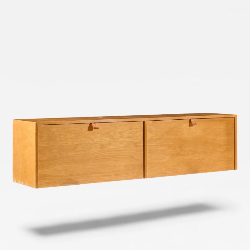 Florence Knoll Florence Knoll 121W Mid Century Birch Hanging Credenza