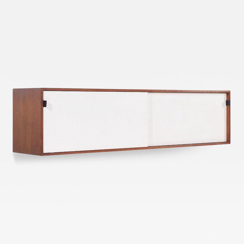 Florence Knoll Florence Knoll 123 W 1 Mid Century Walnut Wall Mount Credenza