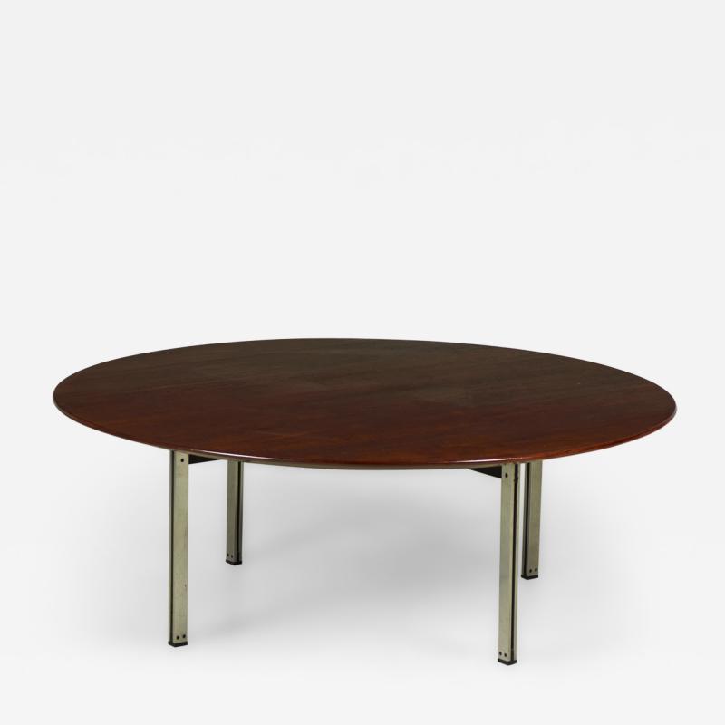 Florence Knoll Florence Knoll Circular Parallel Bar Cocktail Coffee Table
