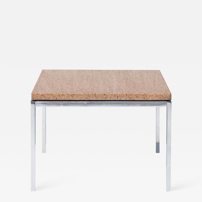 Florence Knoll Florence Knoll Coffee Side Table in Brown Marble