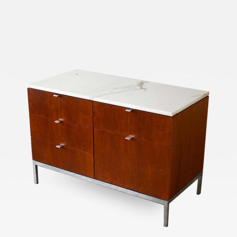 Florence Knoll Florence Knoll Credenza in Teak and Marble