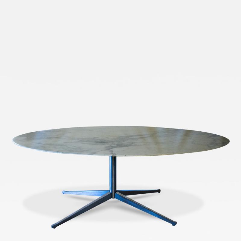 Florence Knoll Florence Knoll Marble Oval Dining Table