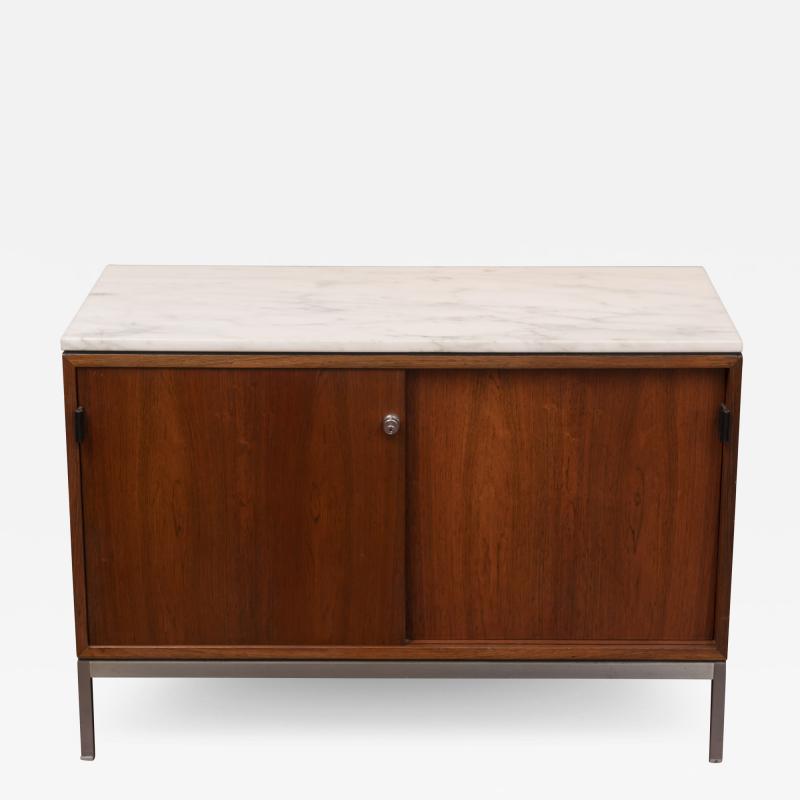 Florence Knoll Florence Knoll Marble Top Rosewood Credenza