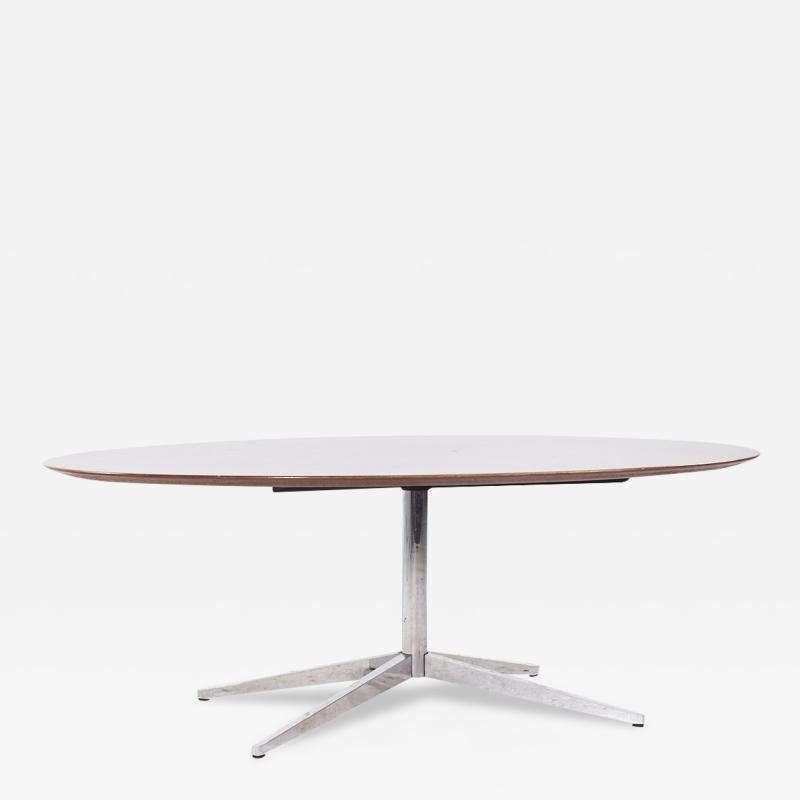 Florence Knoll Florence Knoll Mid Century Rosewood and Chrome Dining Table