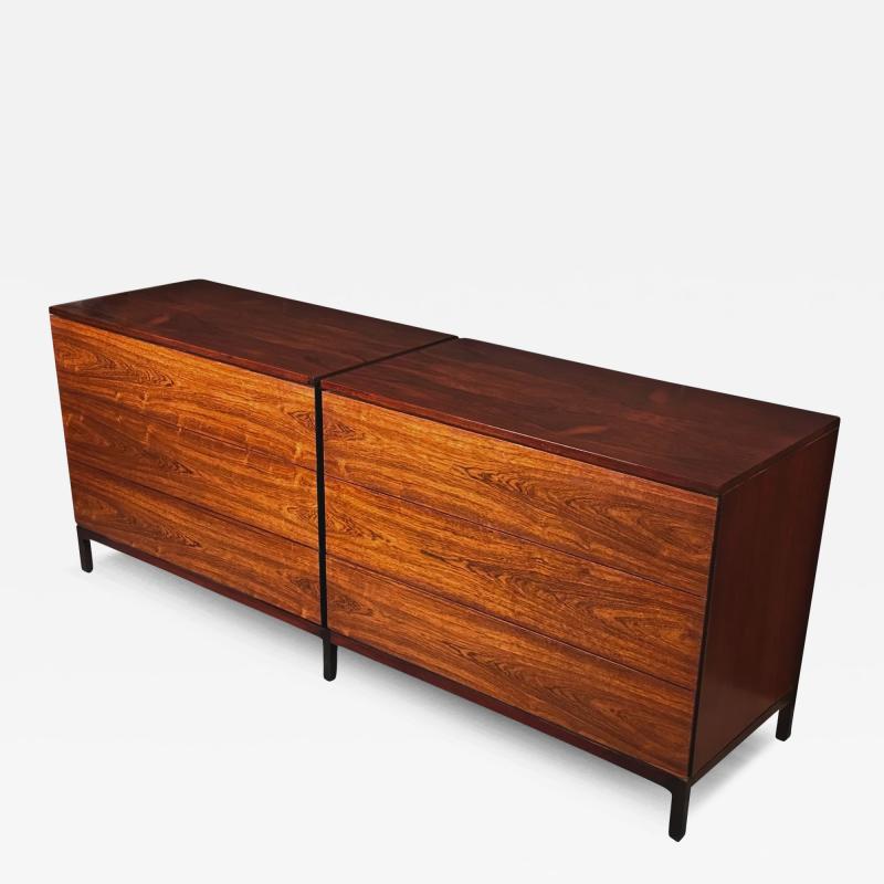 Florence Knoll Florence Knoll Rosewood 6 Drawer Double Dresser Chest 1960