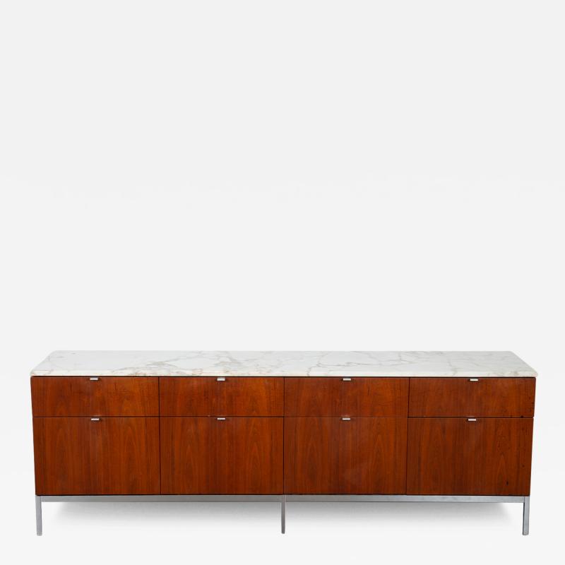 Florence Knoll Mid Century Marble Florence Knoll Executive Credenza File Cabinet