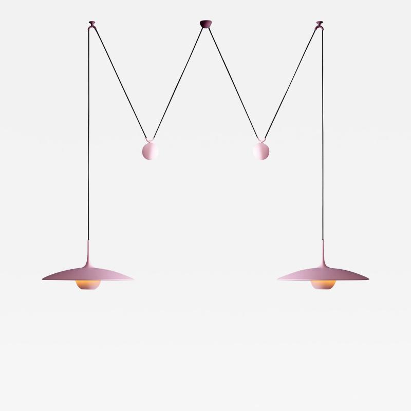 Florian Schulz Florian Schulz Double Onos 55 in Brass Flat pink with Side Counterweight