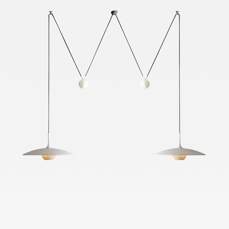 Florian Schulz Florian Schulz Double Onos 55 in Brass Flat white with Side Counterweight