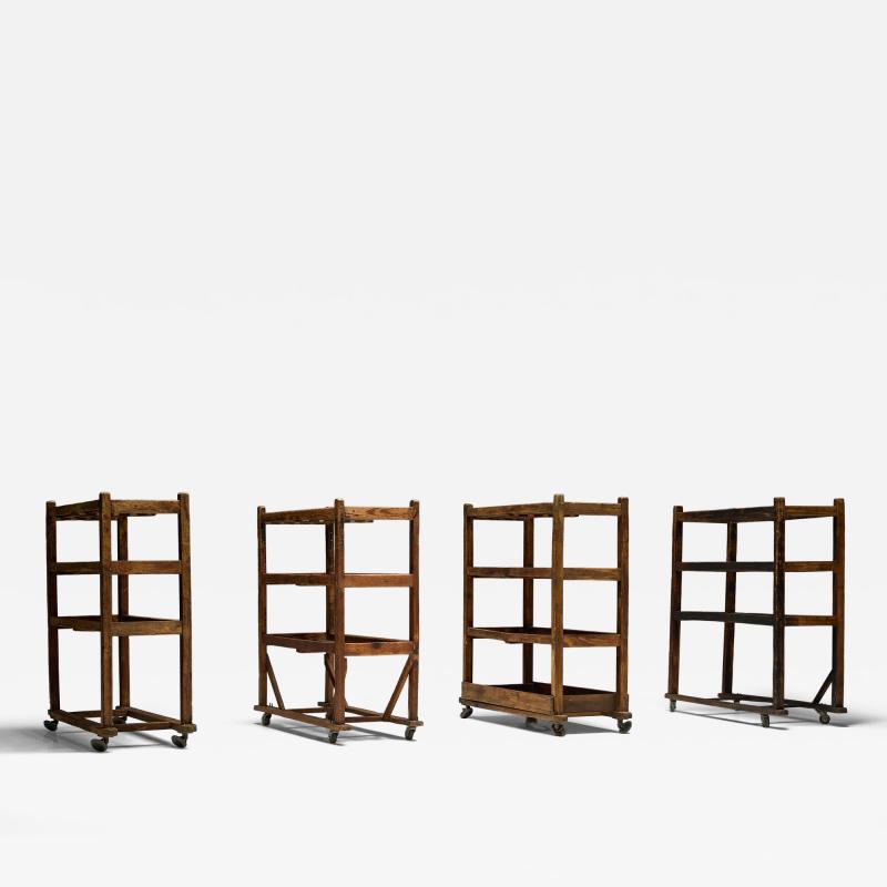 Folk Art Bakery Racks France Early 20th Century
