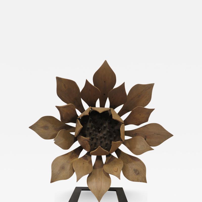 Folk Art Flower Sculpture