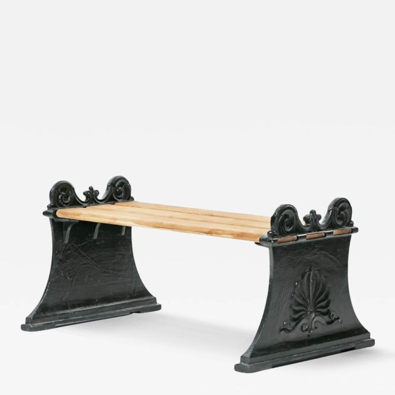 Folke Bensow Cast iron bench by Folke Bensow