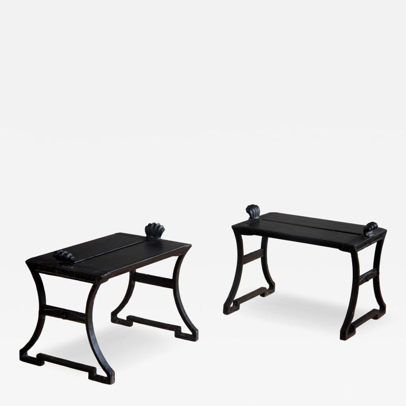 Folke Bensow Swedish Grace Park Benches by Folke Bensow
