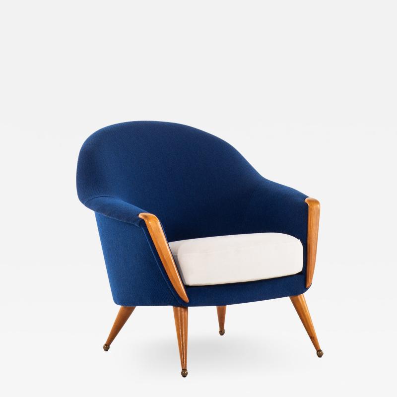 Folke Jansson Easy Chair Model Orion Produced by SM Wincrantz