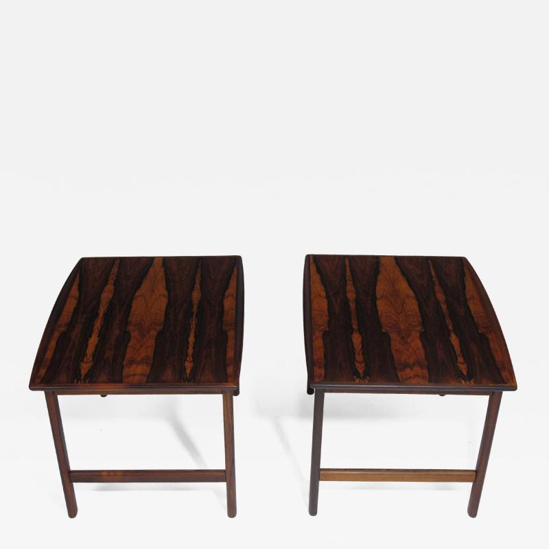 Folke Ohlsson Folke Ohlsson Rosewood Side Tables