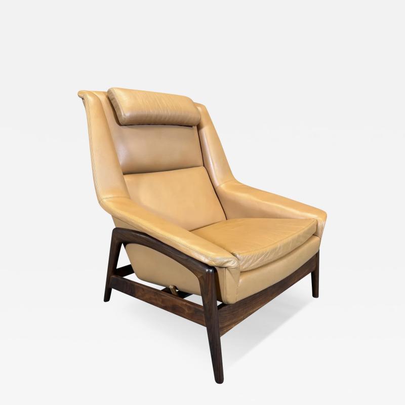 Folke Ohlsson Vintage Danish Mid Century Modern Profil Lounge Chair by Folke Ohlsson for Dux
