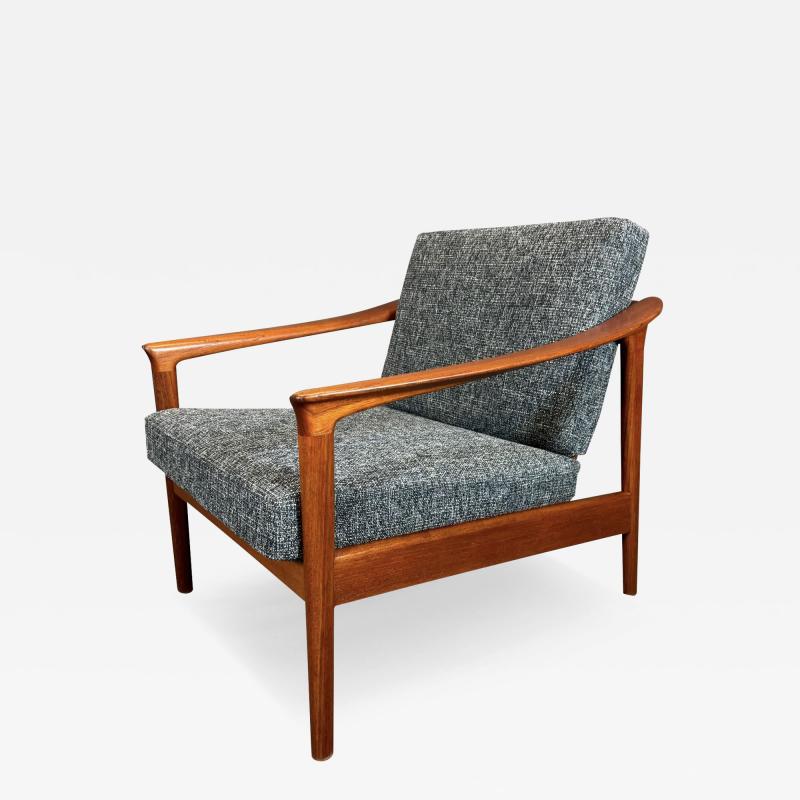 Folke Ohlsson Vintage Danish Mid Century Modern Teak Colorado Lounge Chair by Folke Ohlsson