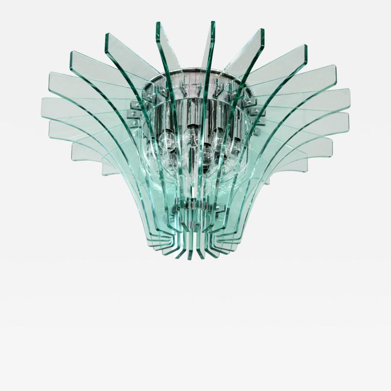 Fontana Arte Fontana Arte Radial Glass Fixture 1960s