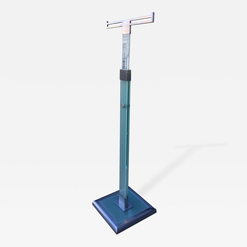 Fontana Arte Glass and Aluminum Valet Stand by Fontana Arte