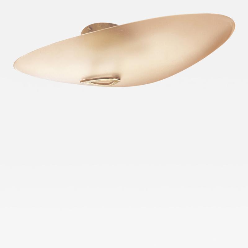 Fontana Arte Rare Fontana Arte Flush Mount by Max Ingrand
