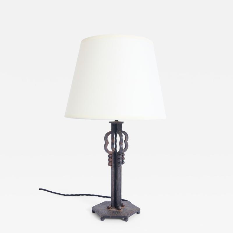 Forged Iron Table Lamp