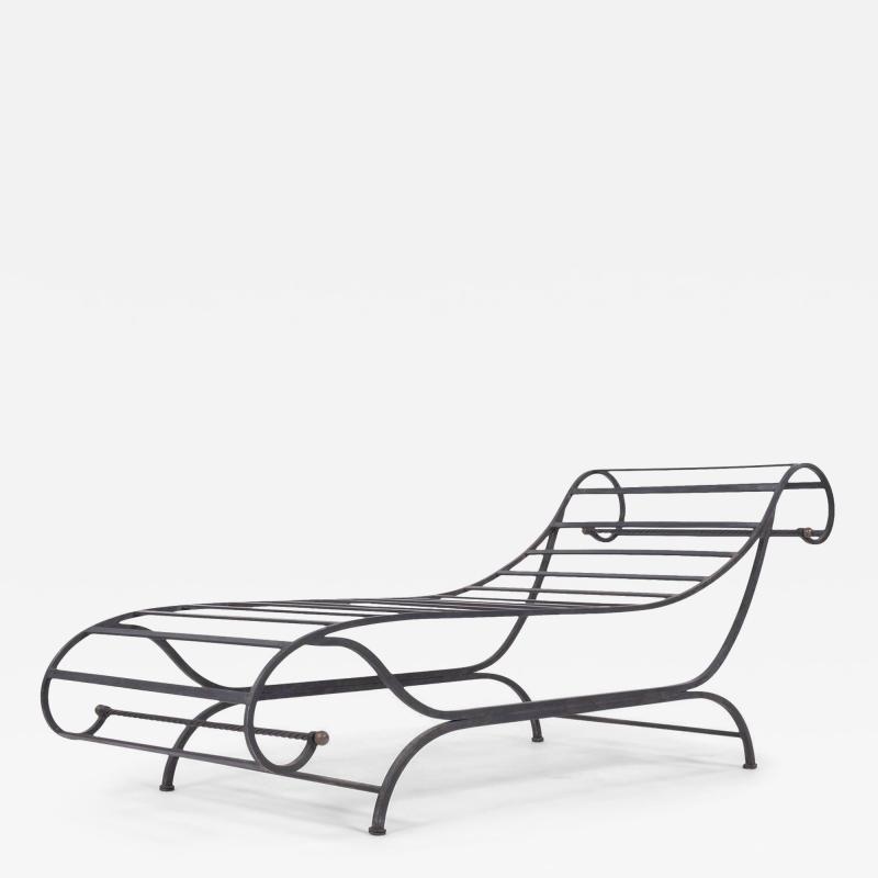 Forged Steel Chaise Longue
