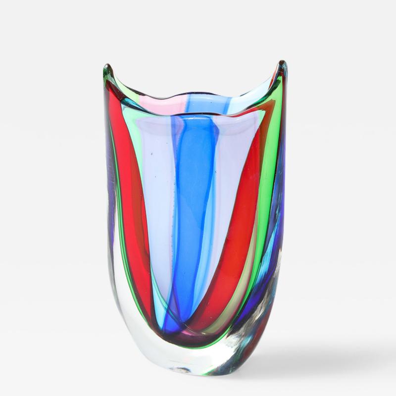 Formia Murano Blown Glass Vase by Formia Murano