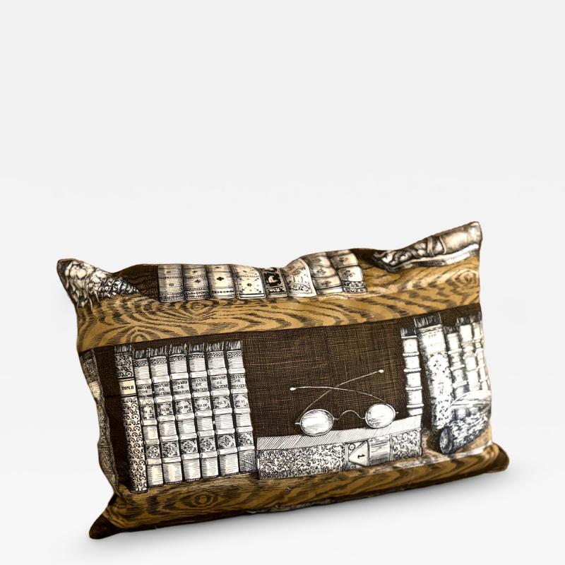 Fornasetti Libreria Pillow Dated 1961