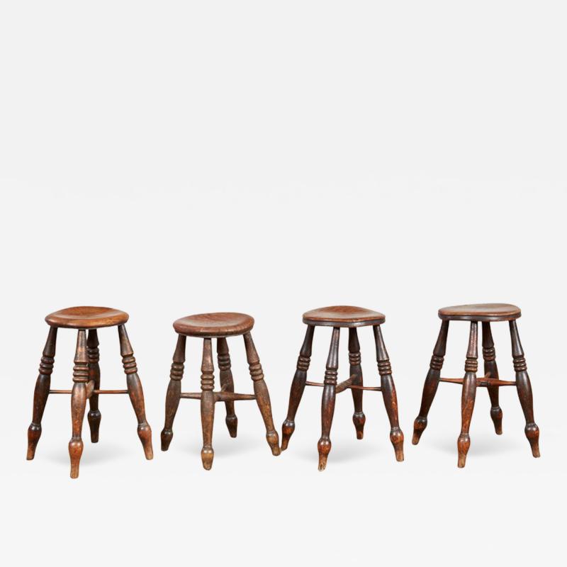 Four Windsor Dairy Stools
