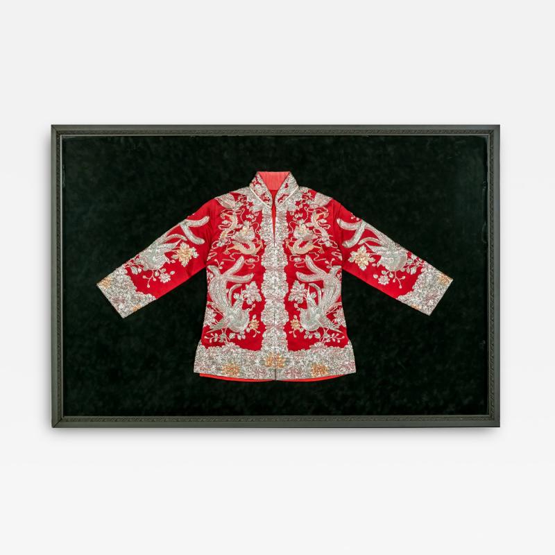 Framed Chinese Embroidery Southern Bridal Jacket