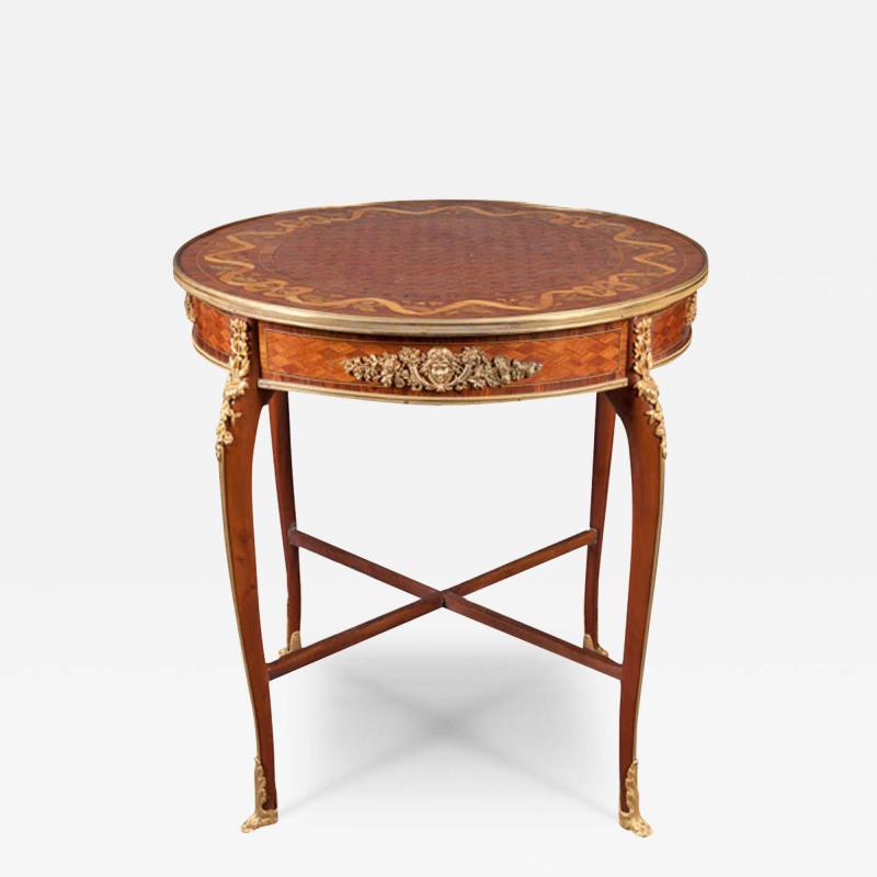 Fran ois Linke A FINE FRENCH ANTIQUE KINGWOOD MARQUETRY CENTER TABLE