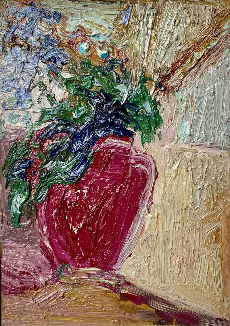 Francesca Owen Lilac and Green Spring Flowers