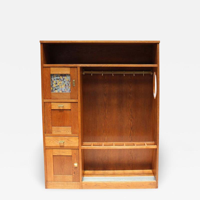 Francis Jourdain A Rare Entryway Coat Umbrella Storage Cabinet by Francis Jourdain