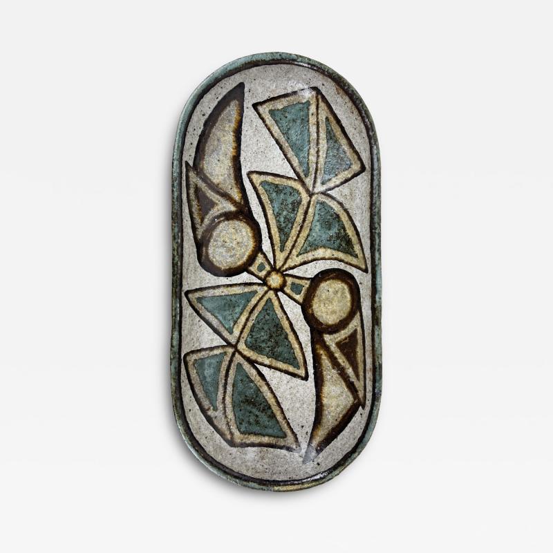 Francisco Brennand Francisco Brennand Polychrome Platter 1990 s Brazil