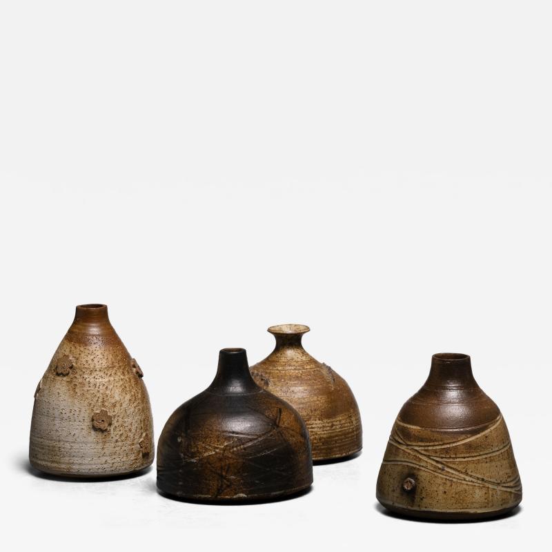 Franco Agnese Set of 4 Franco Agnese ceramic vases