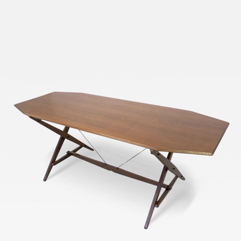 Franco Albini Mid Century Modern TL2 Cavalletto desk dining table by Franco Albini for Poggi