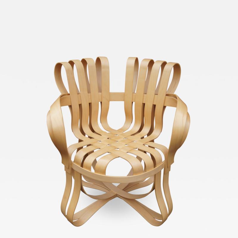 Frank Gehry Maple Bentwood Cross Check Armchair by Frank Gehry for Knoll