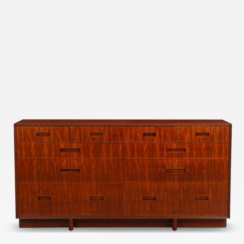 Frank Lloyd Wright Frank Lloyd Wright Cabinet for Heritage Henredon Oiled Mahogany 1957