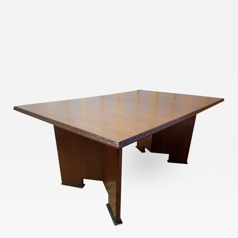 Frank Lloyd Wright Frank Lloyd Wright Extension Mahogany Dining Table Heritage Henredon 1955