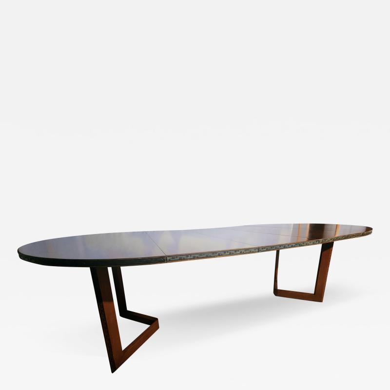 Frank Lloyd Wright Frank Lloyd Wright Mahogany Dining Table Taliesin Heritage Henredon 2000 1955