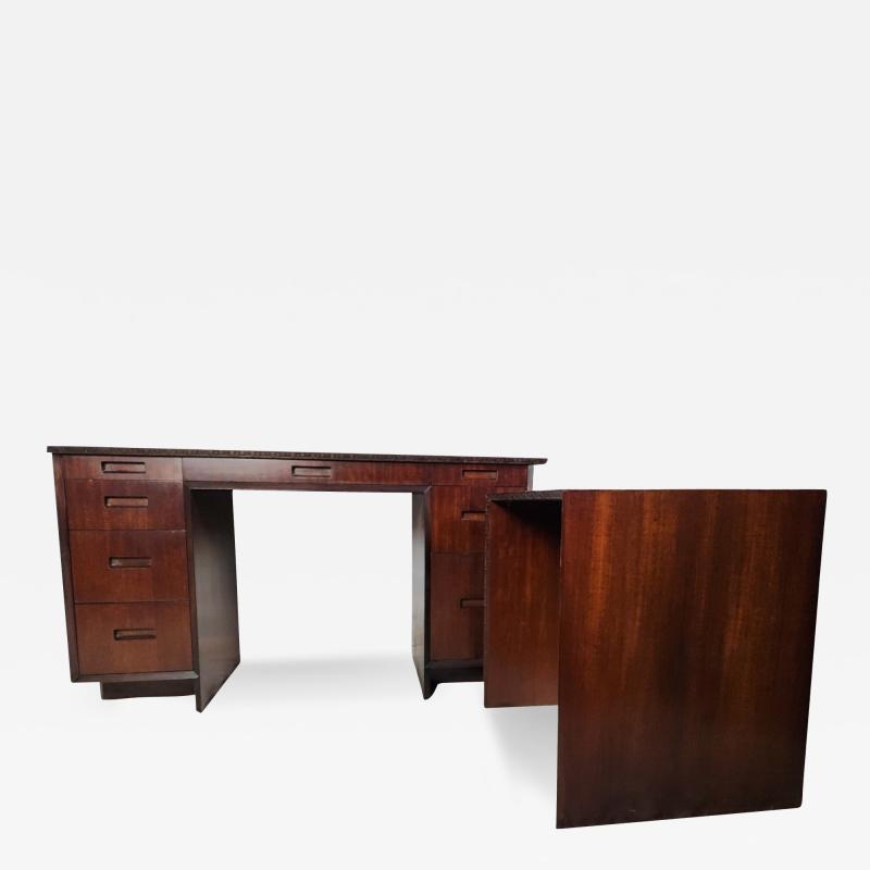 Frank Lloyd Wright Frank Lloyd Wright Taliesin Mahogany Desk Typing Table Heritage Henredon 1955