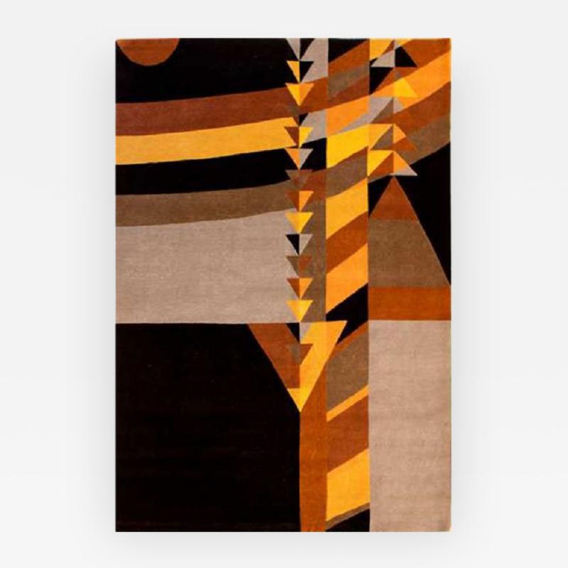 Frank Lloyd Wright MAY TRIANGLES CARPET DESIGNED BY FRANK LLOYD WRIGHT