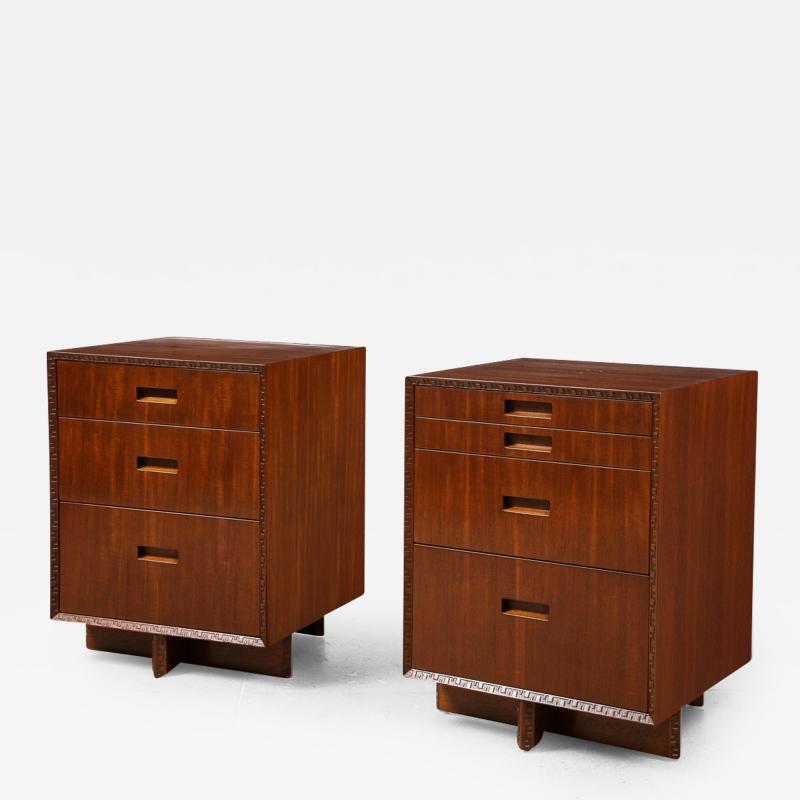 Frank Lloyd Wright Pair of Side Chests by Frank Lloyd Wright