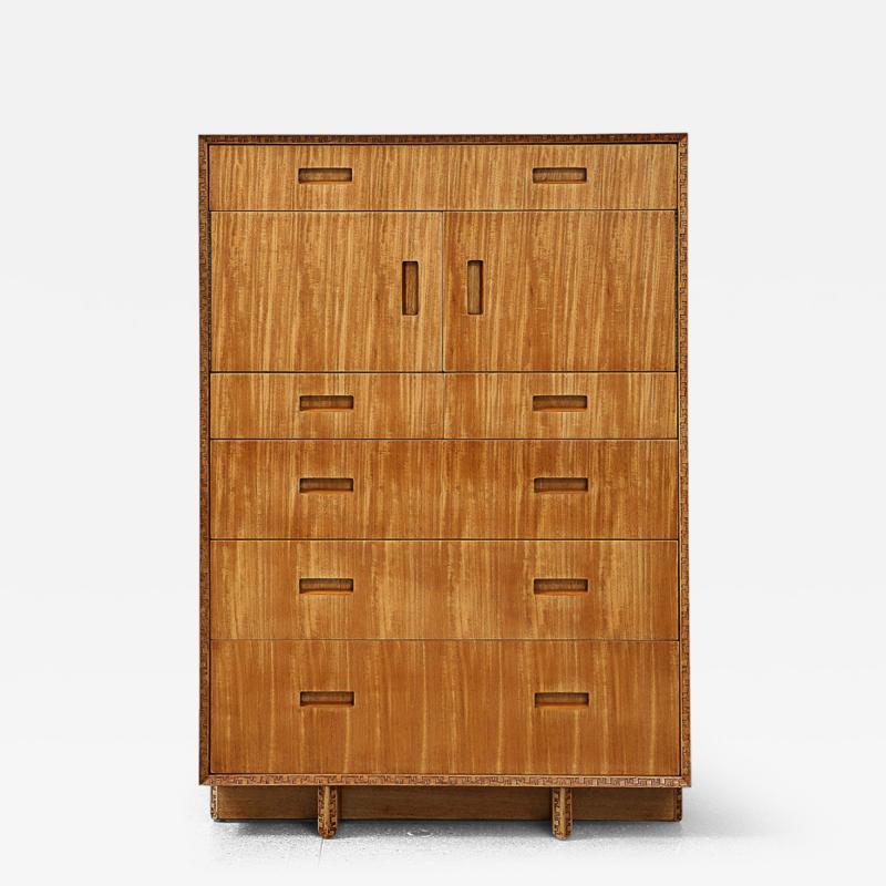 Frank Lloyd Wright Tall Chest of Drawers by Frank Lloyd Wright for Heritage Henredon