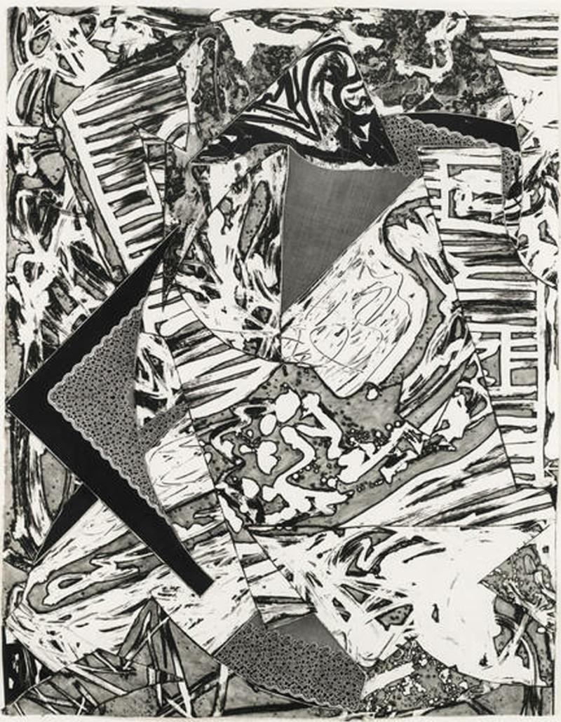 Frank Stella Frank Stella Swan Engraving III Etching 1982 Signed and Dated 