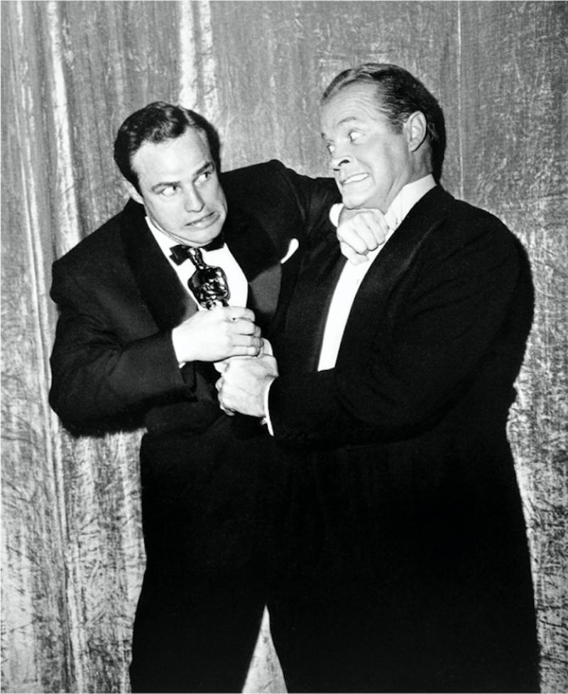 Frank Worth Marlon Brando and Bob Hope Fight Over Oscar