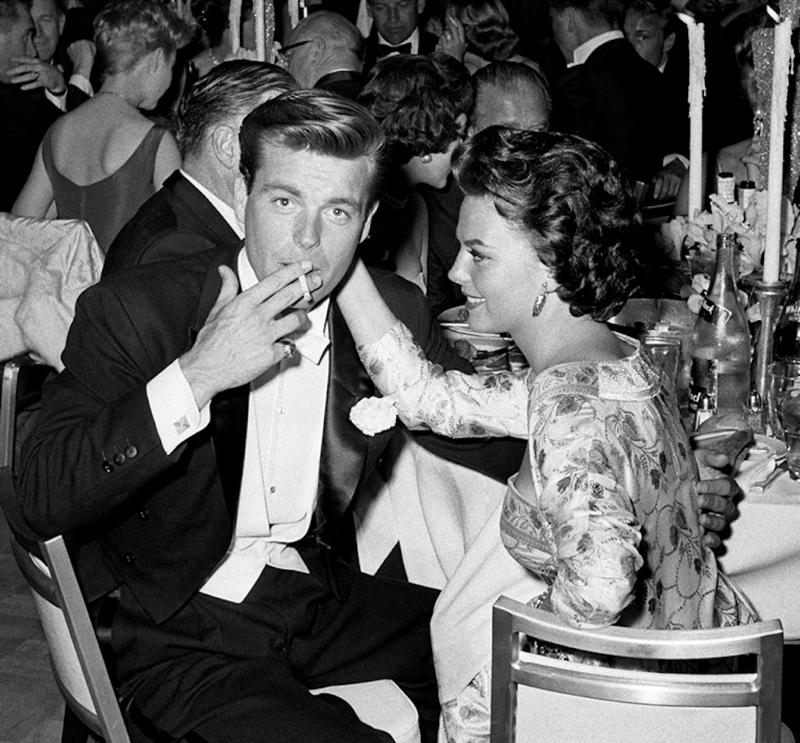 Frank Worth Robert Wagner and Natalie Wood at Oscar Dinner