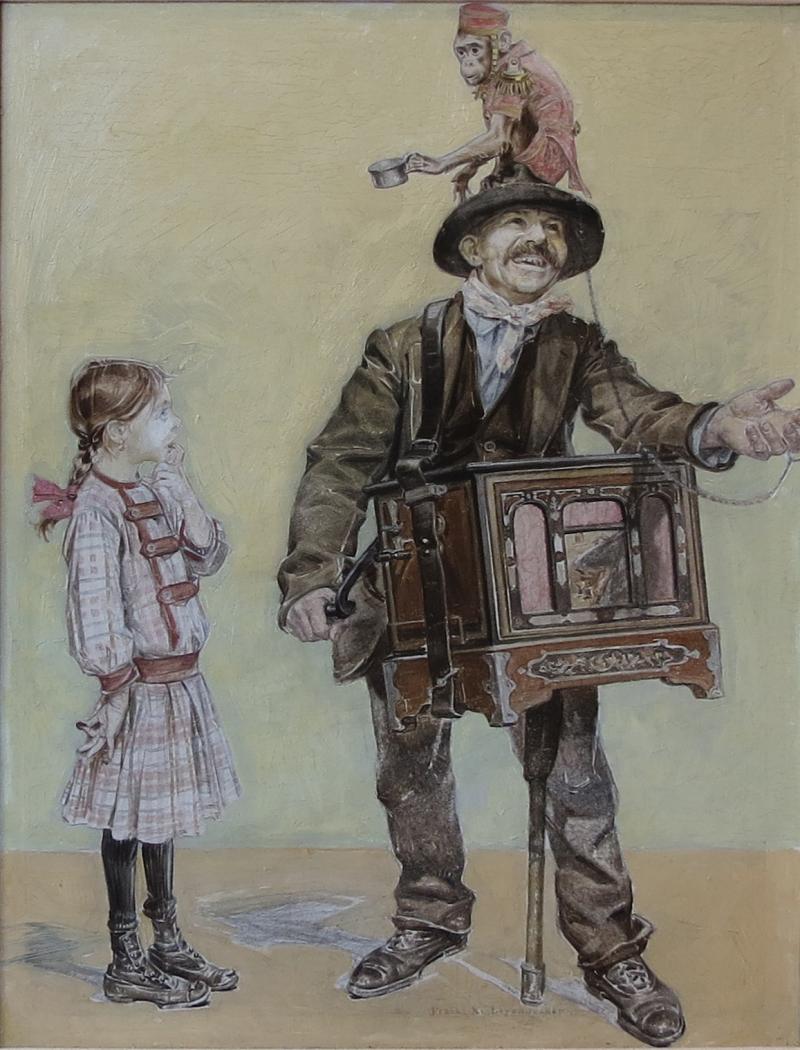 Frank Xavier Leyendecker Organ Grinder 