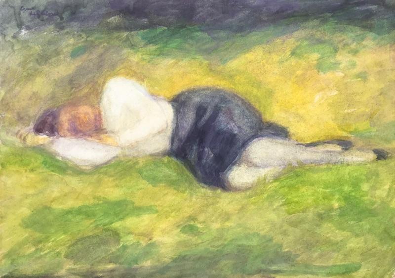 Frans de Geetere Sleeping Woman 